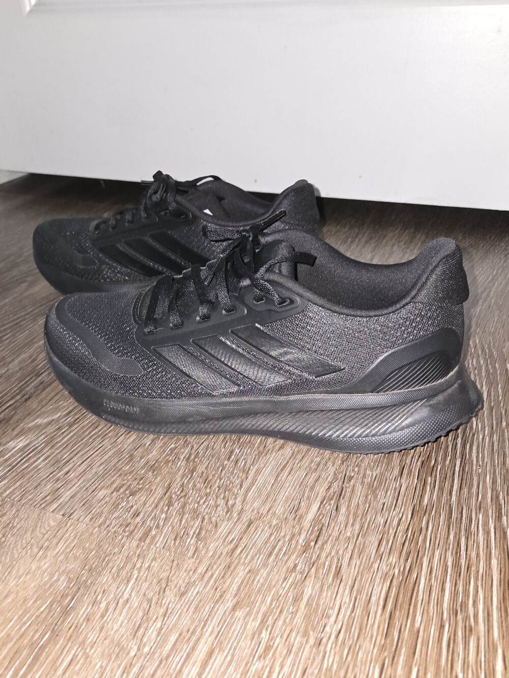 Adidas Black Ortholite Size 9 Workout Shoes Running Sneakers